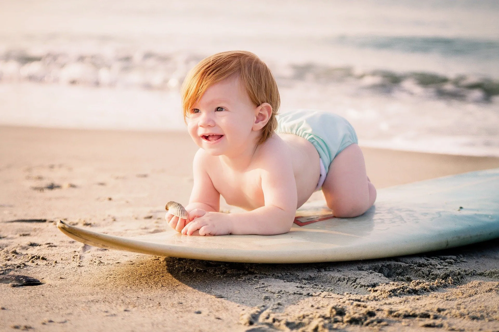 Baby on the beach