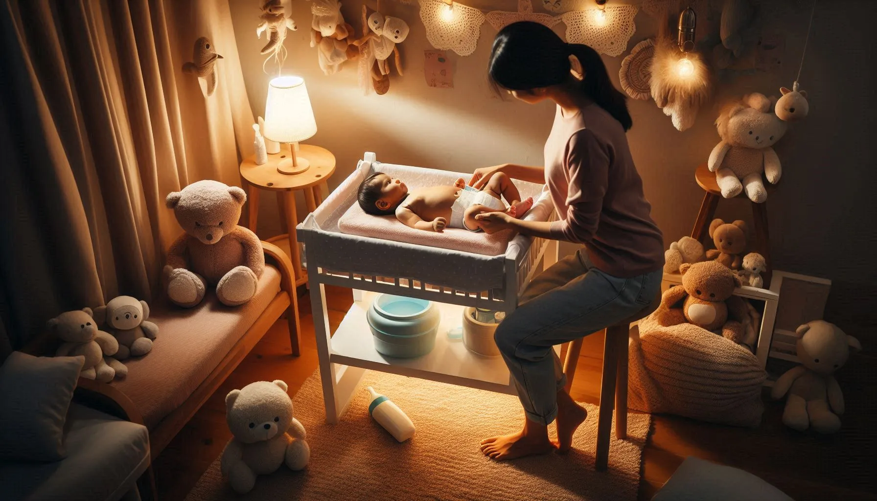 Nighttime Diapering